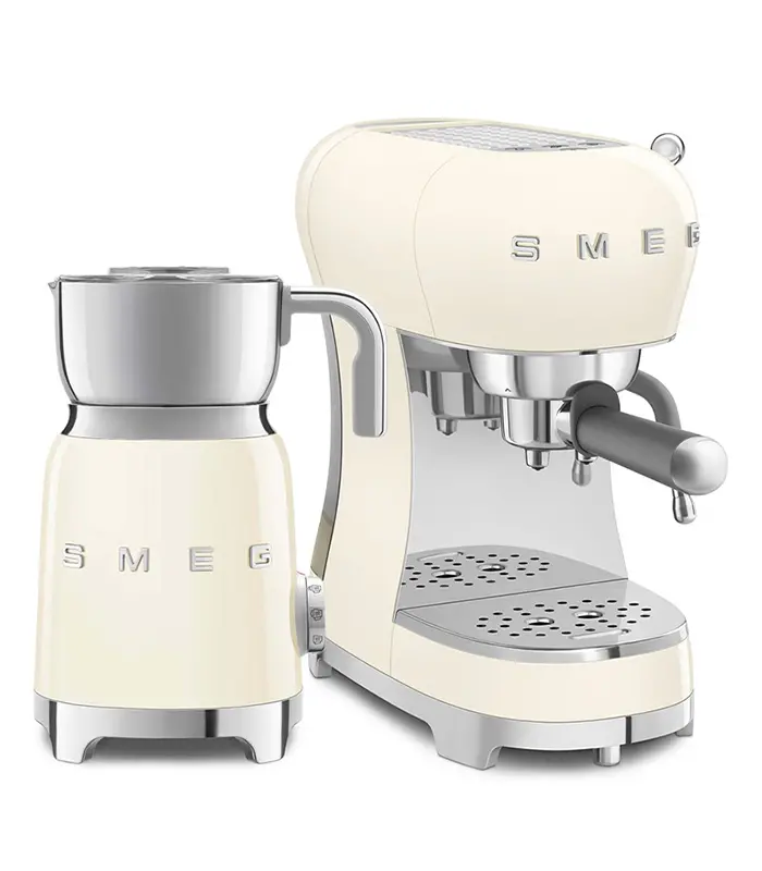 Smeg Set Espresso ECF02 & Montalatte MFF11 · Panna ECF02-MFF11-CREU — foto 1